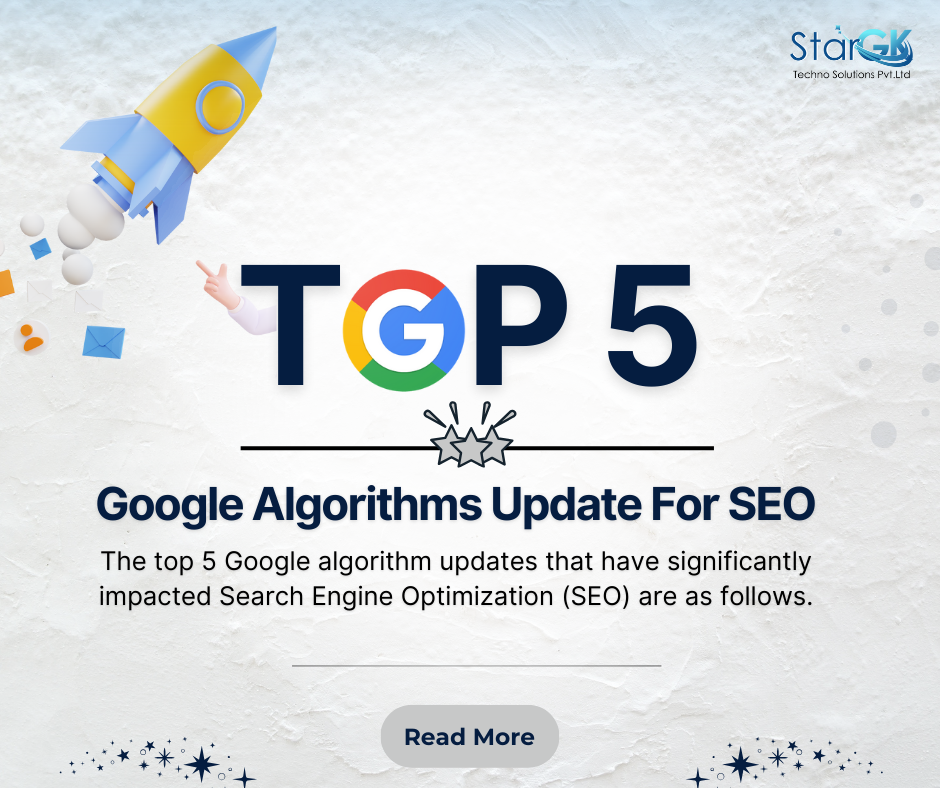 top 5 google algorithms update for seo